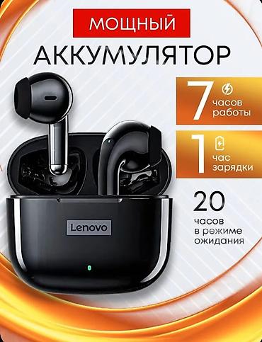lenovo qulaqliq: Yeni Simsiz (Bluetooth) Qulaqcıqlar, Lenovo, rəng - Qara — 2