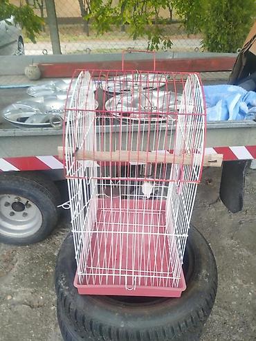 MANJI KAVEZ ZA PAPAGAJA I HRČKA | Manji kavez crveno beli za