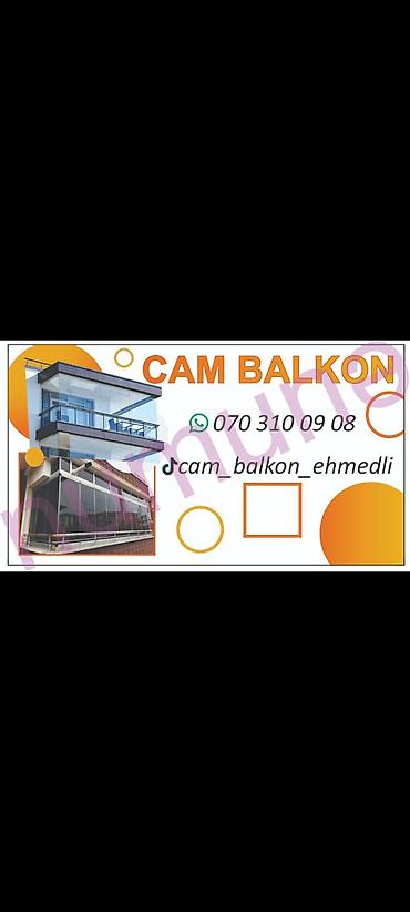 Balkonlar: Balkonlar üçün sürüşən və qatlanan şüşə sistemlərinin (cam balkon) — 1