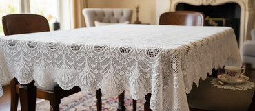 Süfrələr: Yeni rəng - Ağ Pambıq Süfrə, Ödənişli çatdırılma — 1