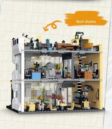 Игрушки: Конструктор "City office" 🔥 🔸️Размер: 23,5 × 17,5 × 25,5 см 🔸️1499 — 3