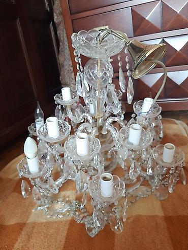 Çılçıraq, 8 lampa, Xrustal