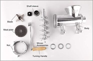 Mašine za mlevenje mesa: Ručna mašina za mlevenje mesa. Novo Model: 32 Zemlja porekla — 5