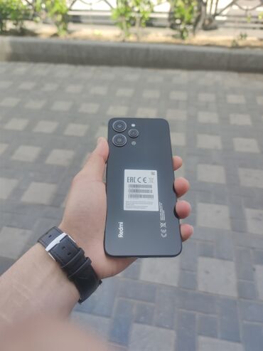 təzə telfon: Xiaomi Redmi 12, 256 GB, rəng - Qara