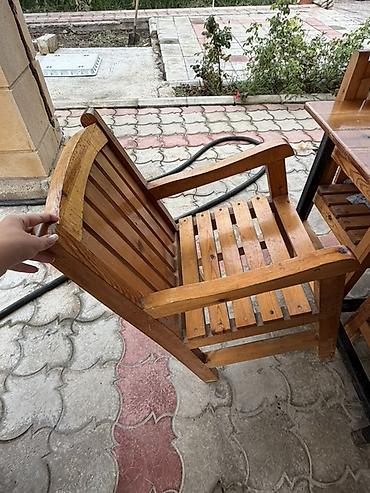 belarus mebelleri bakida: İşlənmiş, Dördbucaq masa, 8 stul, Açılmayan, Stullar ilə, Taxta, Azərbaycan — 5