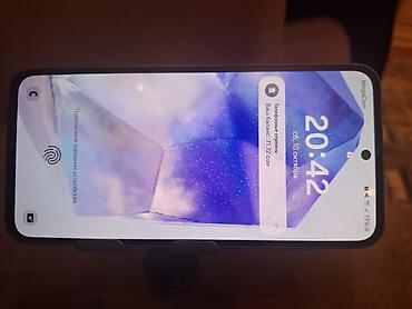 Уюлдук телефондор: Samsung Galaxy A55 5G, Колдонулган, 128 ГБ, түсү - Көк, 2 SIM — 2