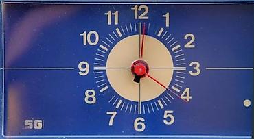 Satovi za kuću: KOLEKCIONARSKI -Dizajnerski sat/ Vtg budilnik WIGO i ESGE — 5