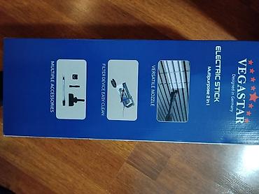 mator elektrik: VEGASTAR Electric Stick VG-2236BL — 2‑də‑1 çoxməqsədli şaquli/əl — 2