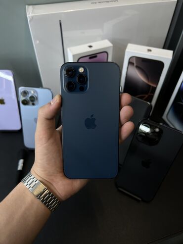 apple watch 1 цена бишкек: IPhone 12 Pro, Колдонулган, 128 ГБ, Pacific Blue, Коргоочу айнек, Каптама, Бөлүп төлөө менен, 82 %