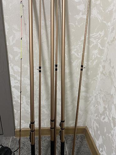 Удочки и спиннинги: Набор телескопических удилищ 3 м - В комплекте 3 удилища длиной 300 — 9