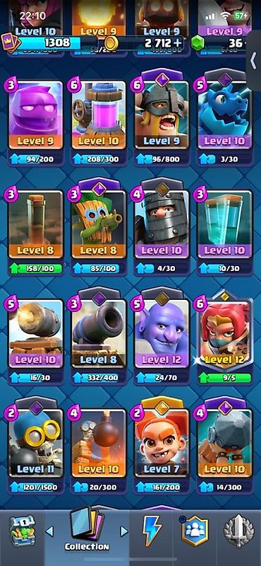 clash royale: Clash Royale hesabı – geniş və yüksəldilmiş kart kolleksiyası - — 7