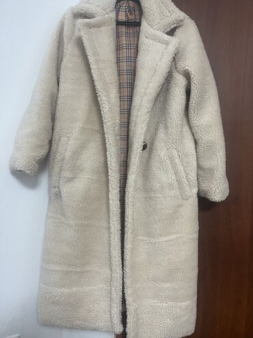 пальто тедди купить: Шуба, По колено, Made in KG, M (EU 38), L (EU 40)