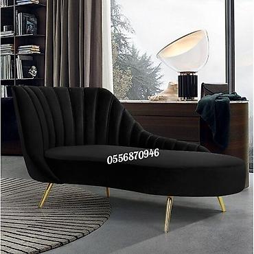 stul: Mini-divan, Qonaq otağı üçün, Parça, Bazasız, Açılmayan — 1