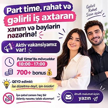 smm isi: Çağrı mərkəzi operatoru tələb olunur — 2