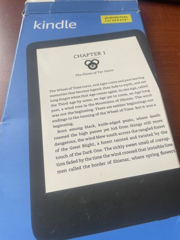 Elektron kitablar: Orijinal Amazon Kindle, goy reng. 16GB Xanim istifade edib, temirde