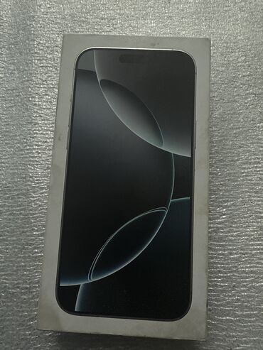 Apple iPhone: IPhone 16 Pro Max, Б/у, 256 ГБ, White Titanium, Зарядное устройство, Коробка, 100 %