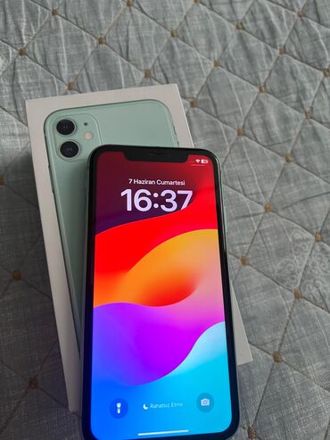 Apple iPhone: IPhone 11, Yaşıl, Face ID