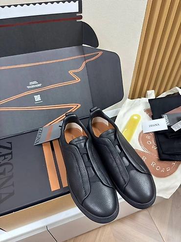 sneaker: Zegna kişi slip-on krossovkaları.Triple Stitch Zəng edib və Vatsapa — 6