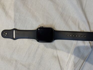 apple watch 7 41: İşlənmiş, Smart saat, Apple, Sensor ekran, rəng - Qara