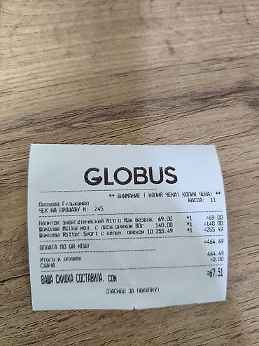 Магазина GLOBUS Требуется сотрудник Службы Охраны в магазин Глобус