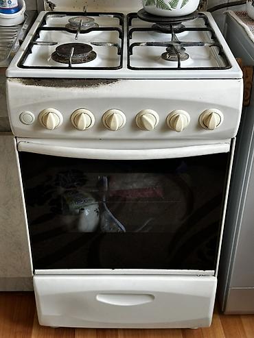 Qaz plitəsi və soba kombi - 4 qaz ocağı: müxtəlif ölçülü gözlər