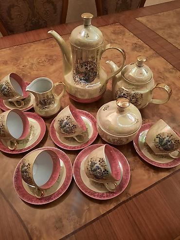 mis samovar satilir: Çay dəsti, rəng - Sarı — 2