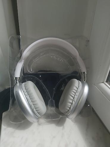 Наушники: Gümüş rəngli over-ear bluetooth qulaqcıq — 1