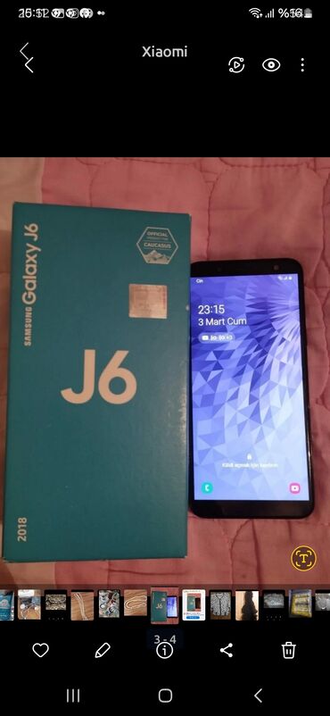 Planşetlər: IşlənmişJ 6 Samsunq telefon
