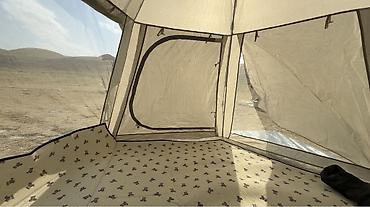 Палатки: Палатка Outdoor Go для кемпинга - Вместительная 4‑угольная палатка с — 7