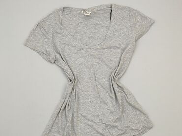 t shirty szare: T-shirt, H&M, M (EU 38), condition - Very good