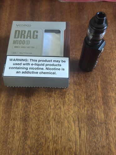 tustu magazasi: Vape DRAG M100S satılır. Bol tüstülü mini qəlyan. Cihazın özü 110 azn