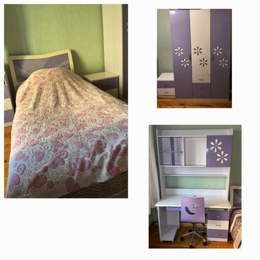 gənc otağı ucun dəstlər: Usag otagi mebeli satilir📍240azn✅Unvan Y.Güneşli 0787 Aylin💥