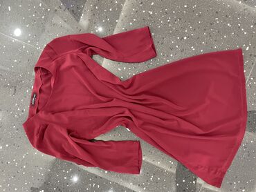 srbija haljine: Mango M (EU 38), color - Burgundy, Oversize, Other sleeves