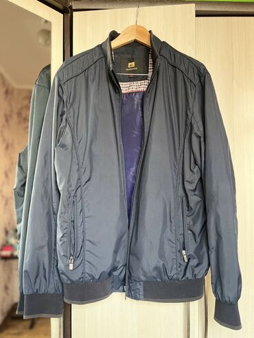 куртки для весны мужские: Куртка 6XL (EU 52), 7XL (EU 54), цвет - Синий