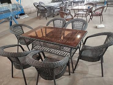 Комплекты садовой мебели: Комплект садовой мебели, Стол, Ротанг — 13