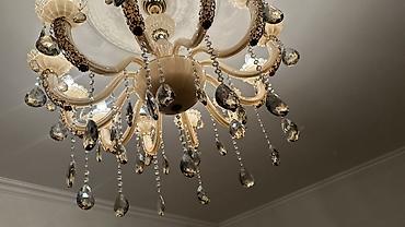 led lyustralar: Çılçıraq, 10 və daha çox lampa, Metal — 2