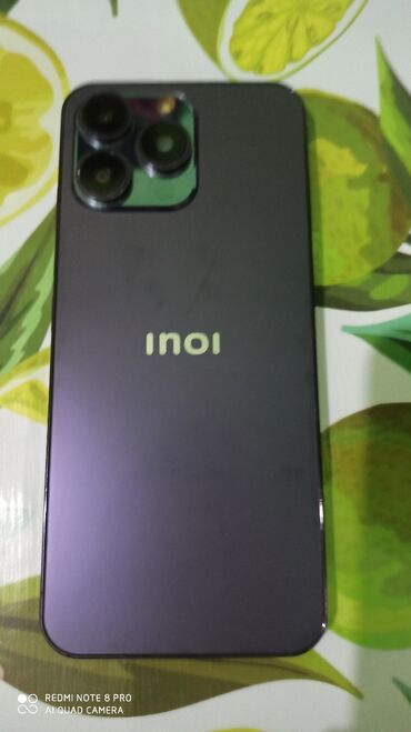 гум телефон: Inoi 101, Б/у, 128 ГБ, цвет - Фиолетовый, 2 SIM