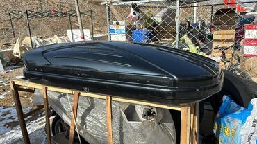 Багажники на крышу и фаркопы: Авто Box #автодом #гроб Вместе с рейлингом Абсолютно новый Цена