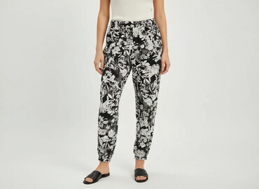 Women's Pants: Amisu, Spodnie materiałowe damskie, rozmiar M