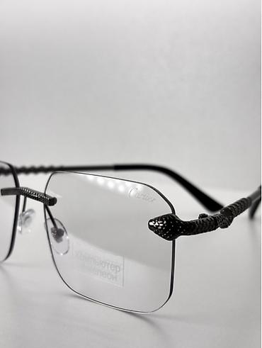 хамелеоны: Безободковые очки Cartier с компьютерными фотохромными линзами — 2