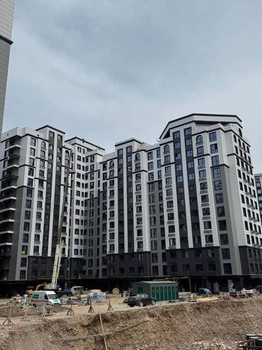 эко сити: 1 комната, 51 м², Элитка, 8 этаж, ПСО (под самоотделку)