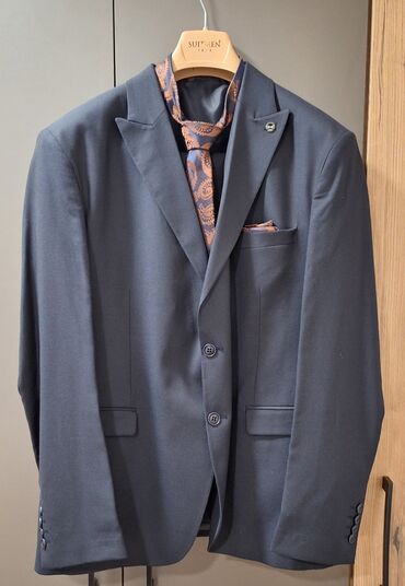 odela martini vesto: Three-piece suit, 3XL (EU 58), color - Blue