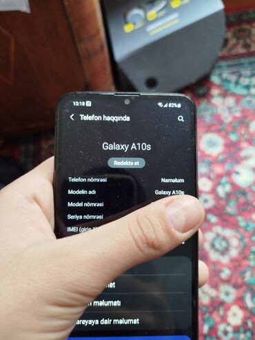 samsung a10s 64gb: Samsung Galaxy A10s, 32 GB, rəng - Qara, Barmaq izi