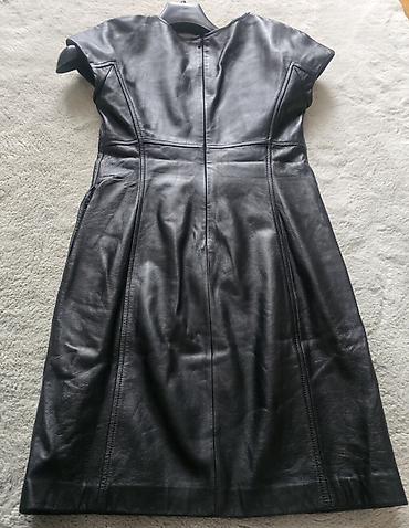 versace mindjuse: NINE WEST kožna haljina, prirodna koza, ginuine leather. Crna haljina — 8