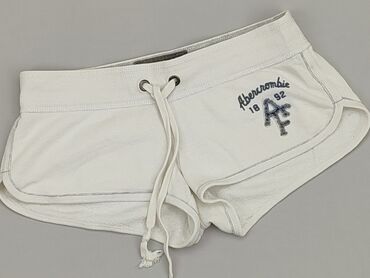 bluzki białe z krótkim rękawem: Shorts, Abercrombie Fitch, XS (EU 34), condition - Good