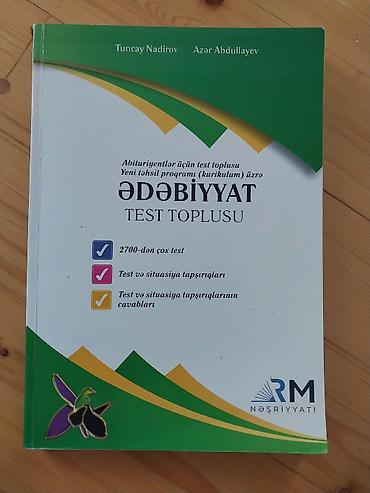 ədəbiyat: Məhsul: “Ədəbiyyat – Test Toplusu” (Abituriyentlər üçün, yeni təhsil — 1