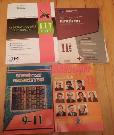 Kitablar, jurnallar, CD, DVD: Ədəbiyyat rm-10azn Ədəbiyyat mhm-7azn Ədəbiyyat nəsimi üzlü-10azn