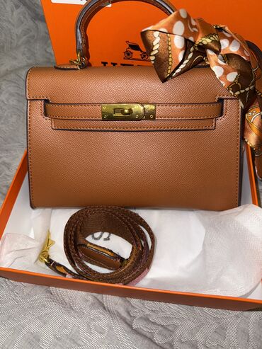 женские маленькие рюкзаки: Сумка с короткой ручкой, Hermes, Новый