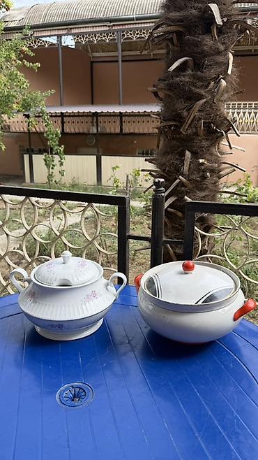 Süfrə qab-qacağı: Sup qabları, 2 ədədli dəst, rəng - Ağ, Farfor — 3