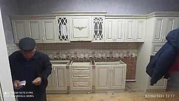 Sifarişlə mətbəx mebeli: Sifarişlə mətbəx dəsti, Özü çəkən petlələr, Mat laminat, Kredit yoxdur, Pulsuz çatdırılma, Rayonlara çatdırılma — 21